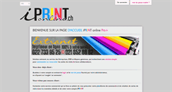 Desktop Screenshot of iprintonline.ch