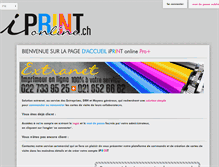 Tablet Screenshot of iprintonline.ch